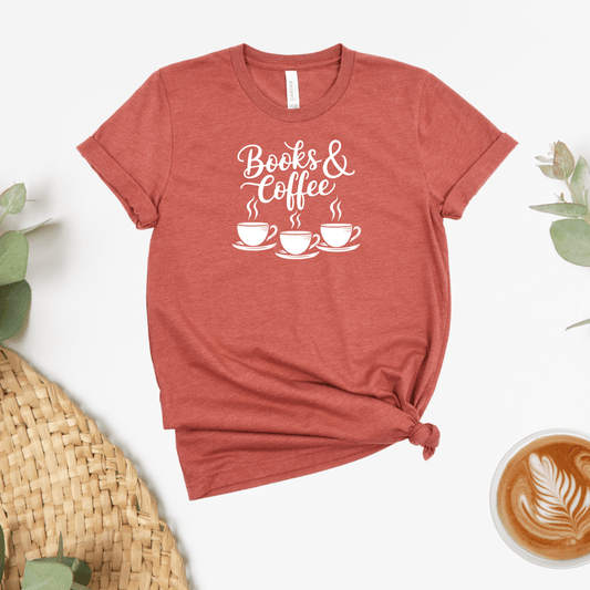 Books & Coffee Tee