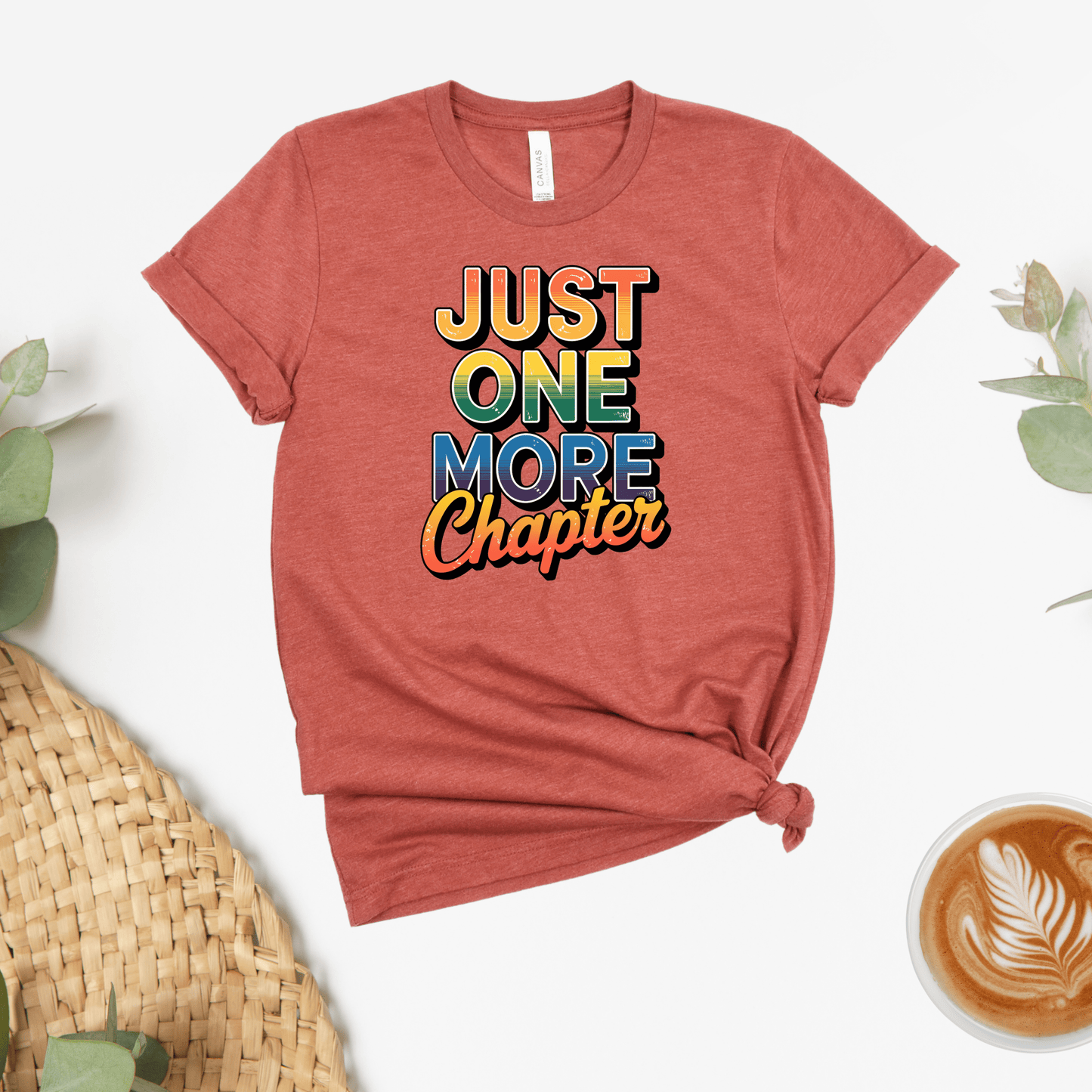 Just One More Chapter Retro Tee