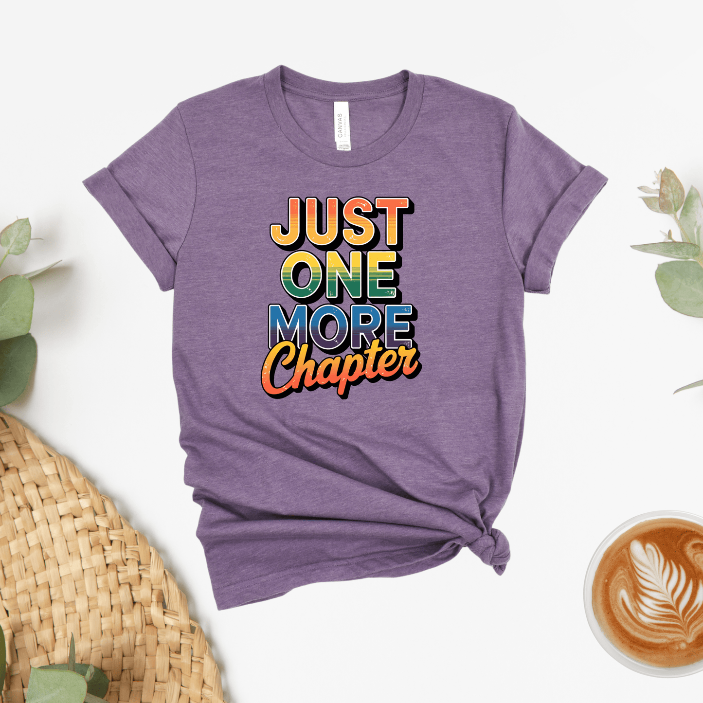 Just One More Chapter Retro Tee