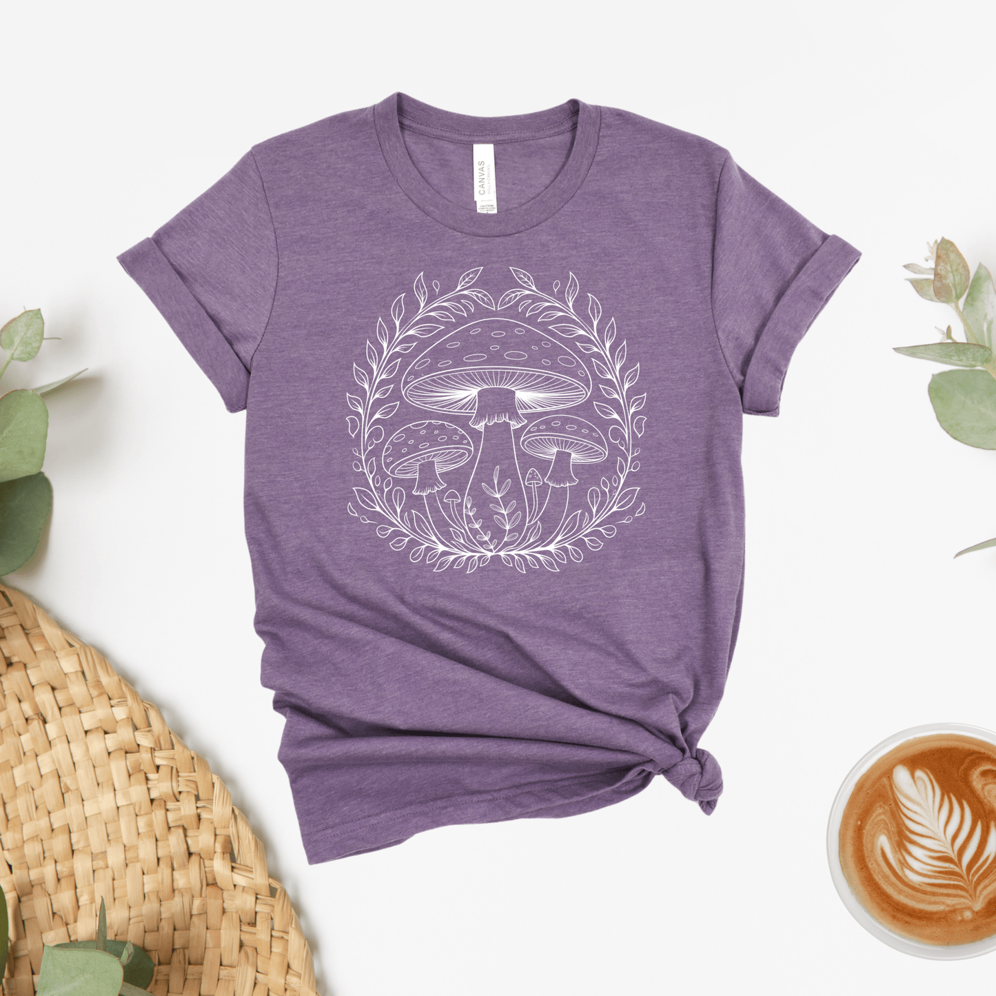 Mushroom and Fern Tee