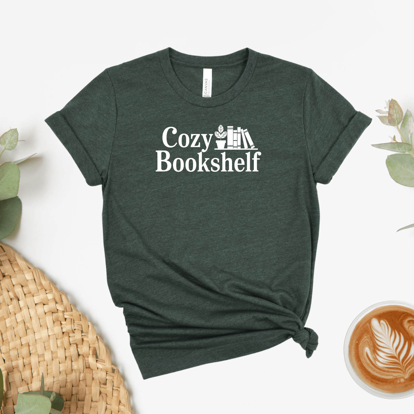 Cozy Bookshelf Tee