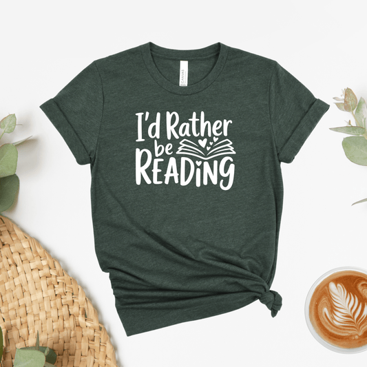 I'd Rather Be Reading Tee