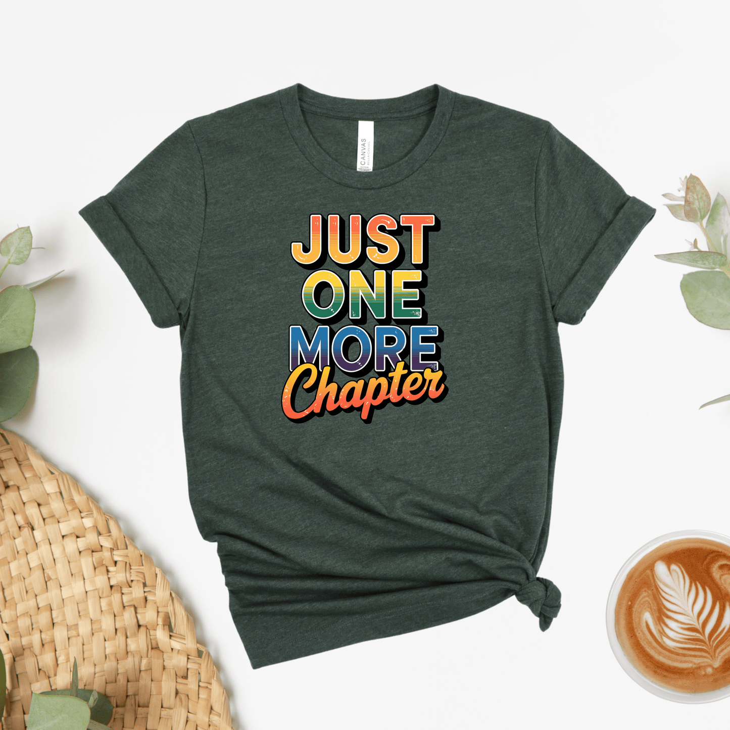 Just One More Chapter Retro Tee