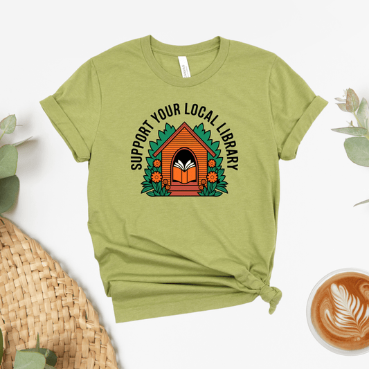 Support Your Local Library Tee