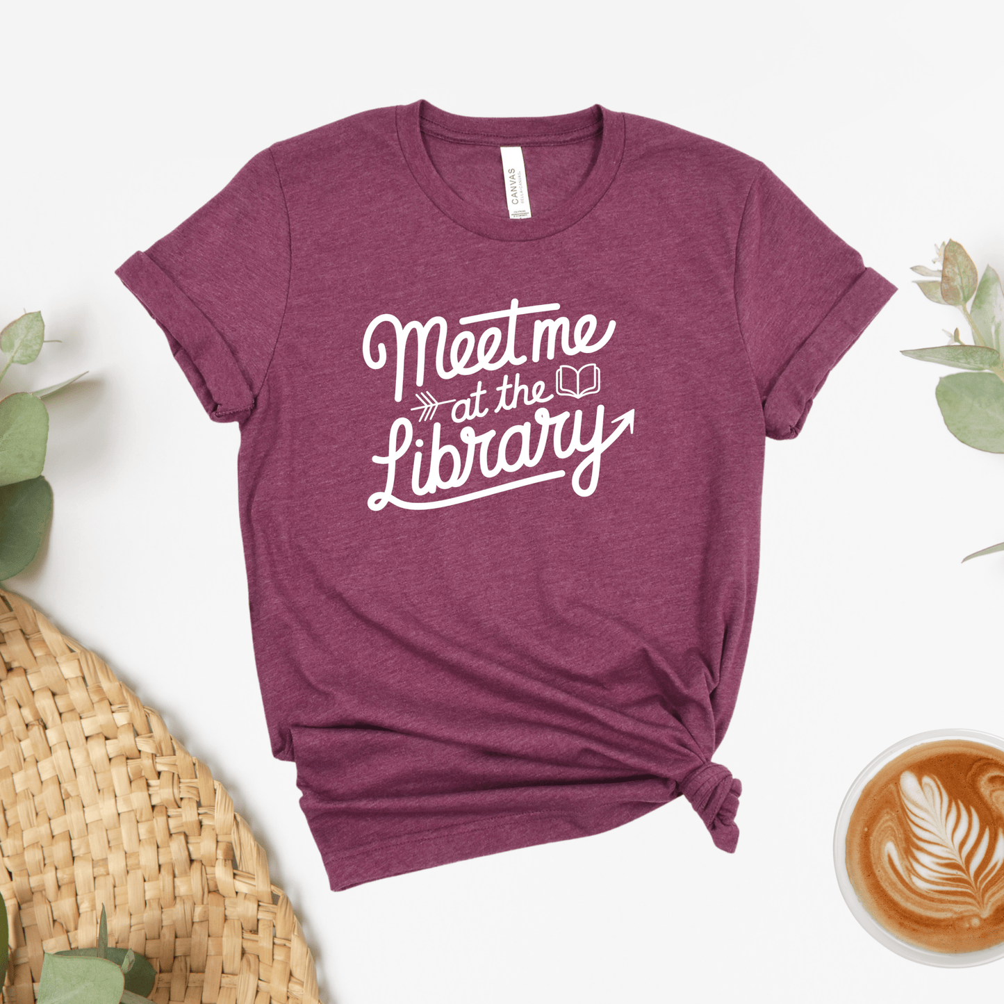 Meet Me At The Library Tee