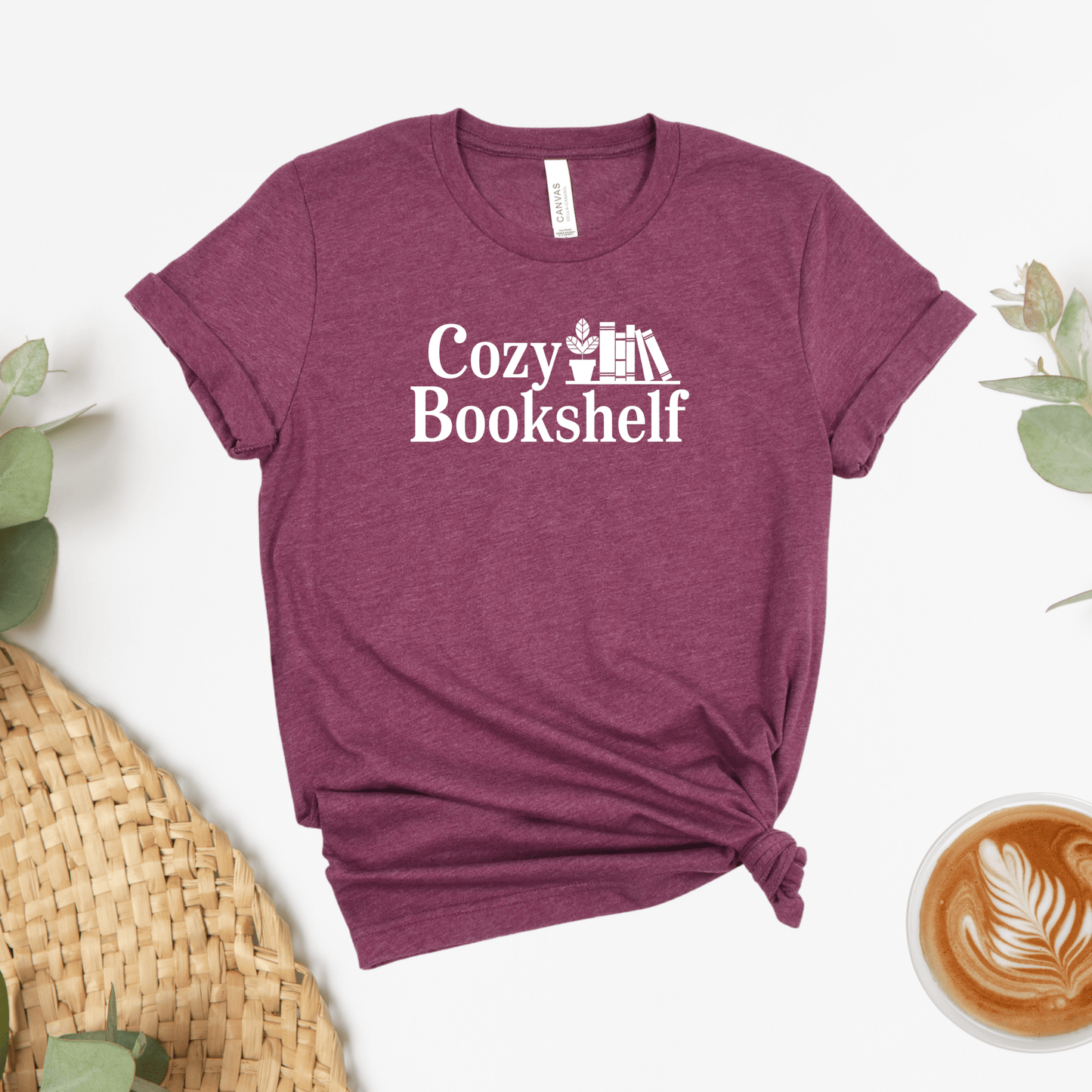 Cozy Bookshelf Tee