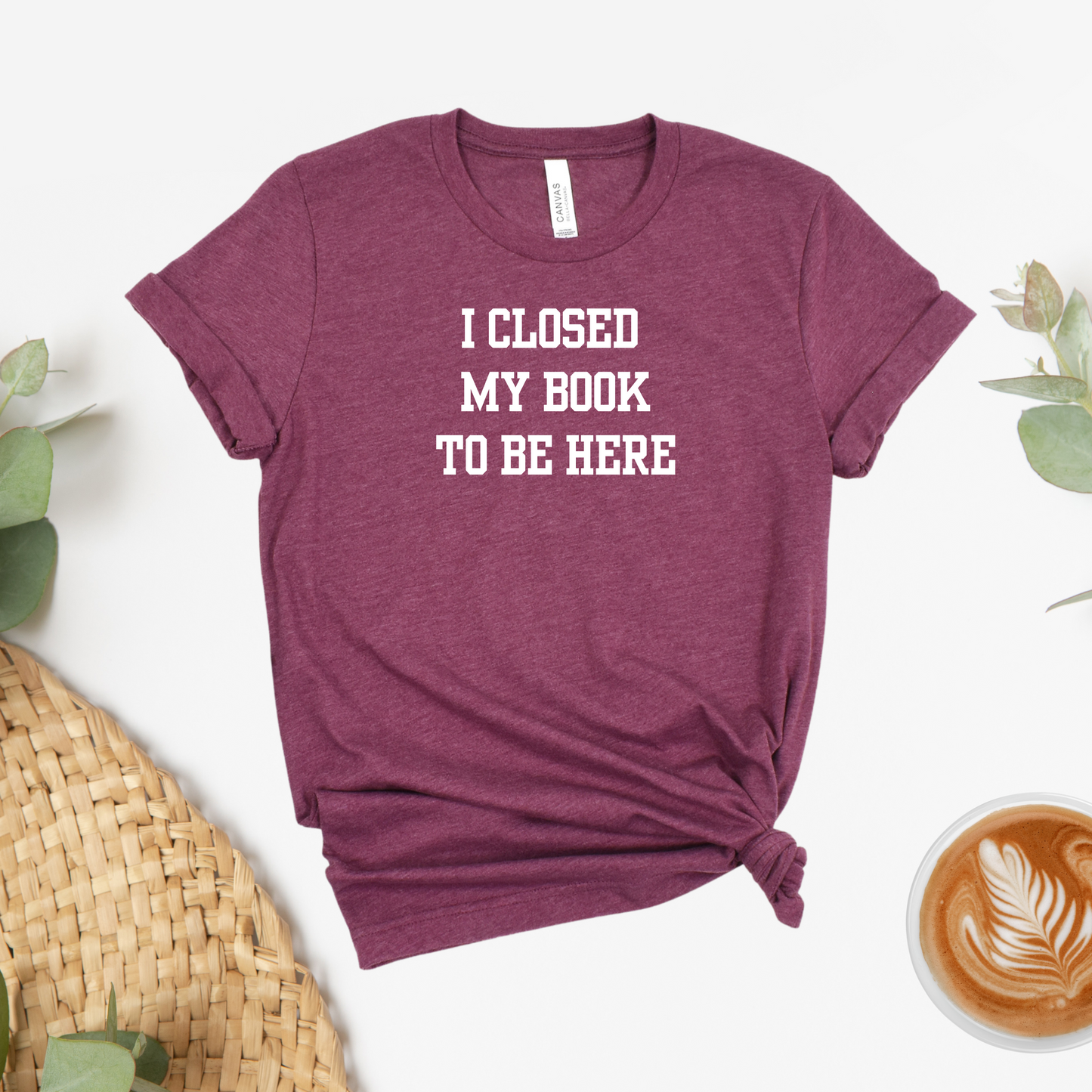 I Closed My Book Tee