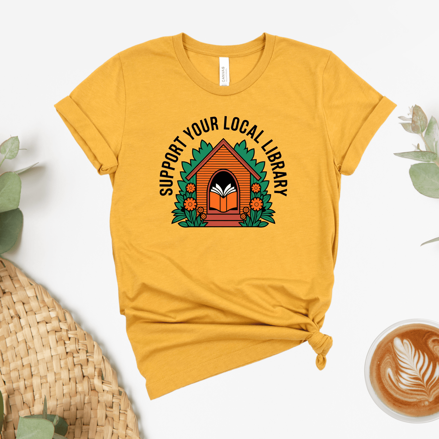 Support Your Local Library Tee