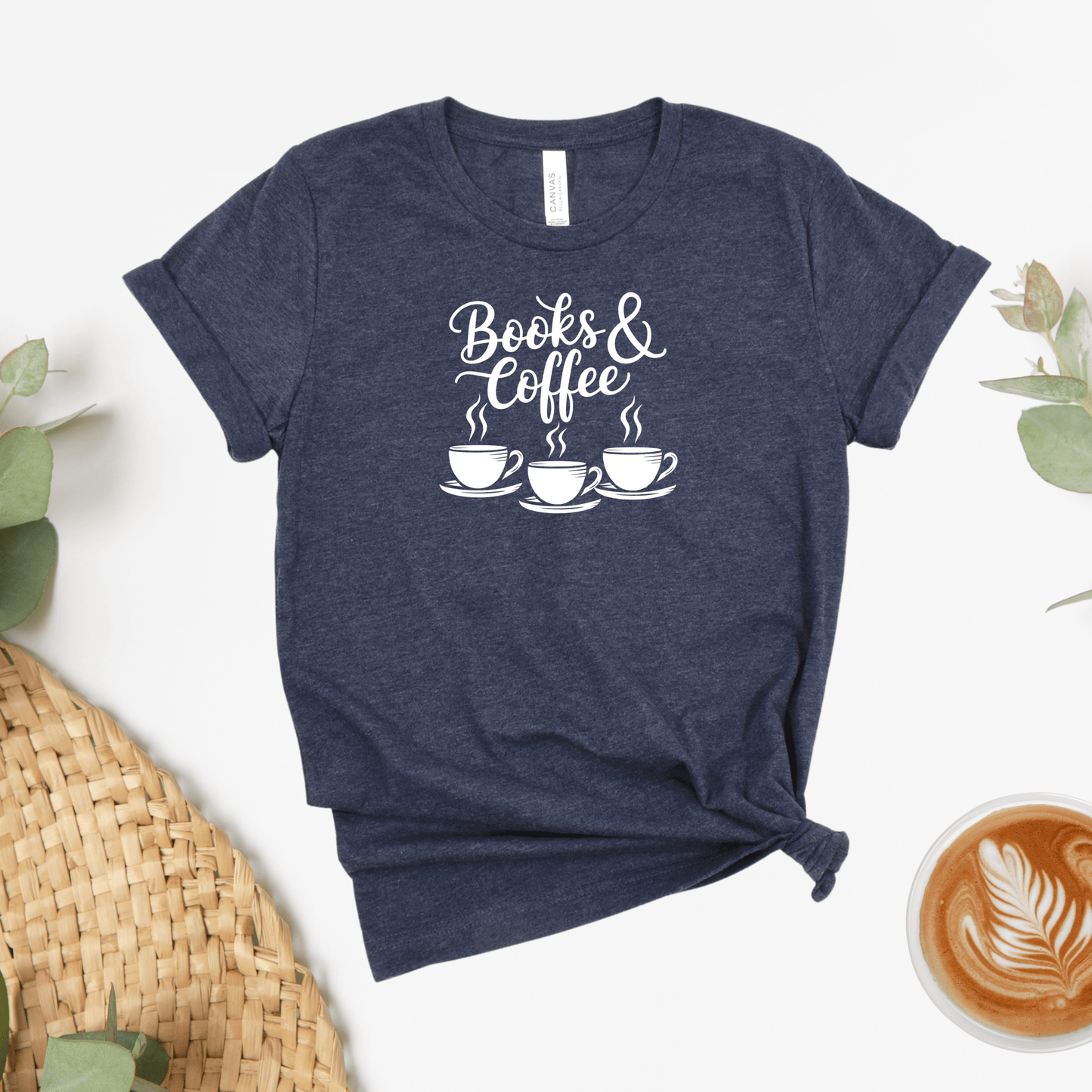 Books & Coffee Tee