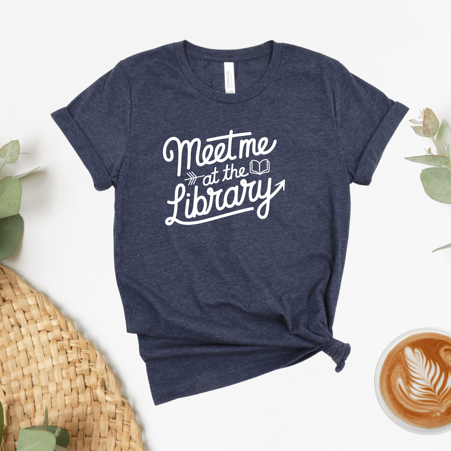 Meet Me At The Library Tee