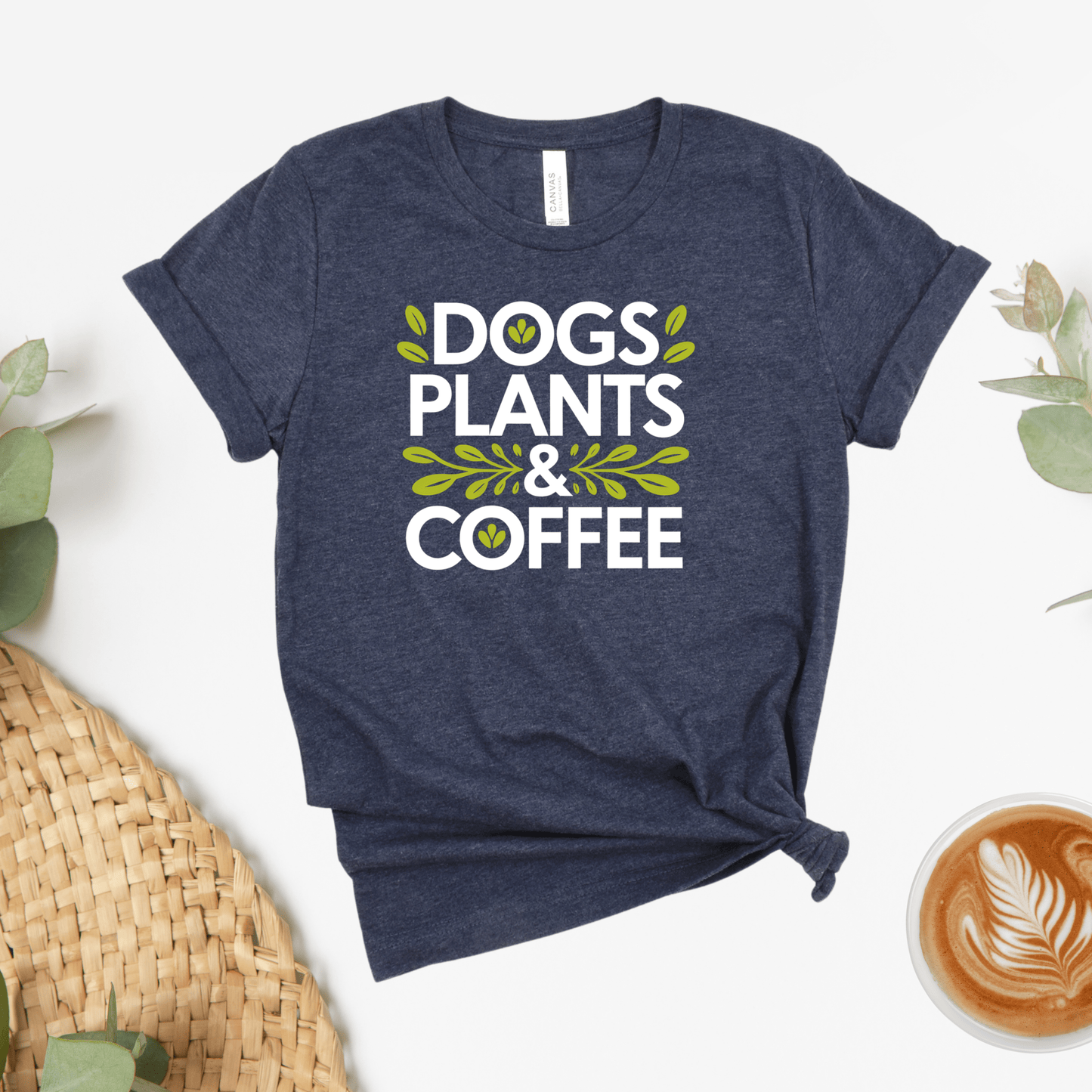 Dogs, Plants & Coffee Tee