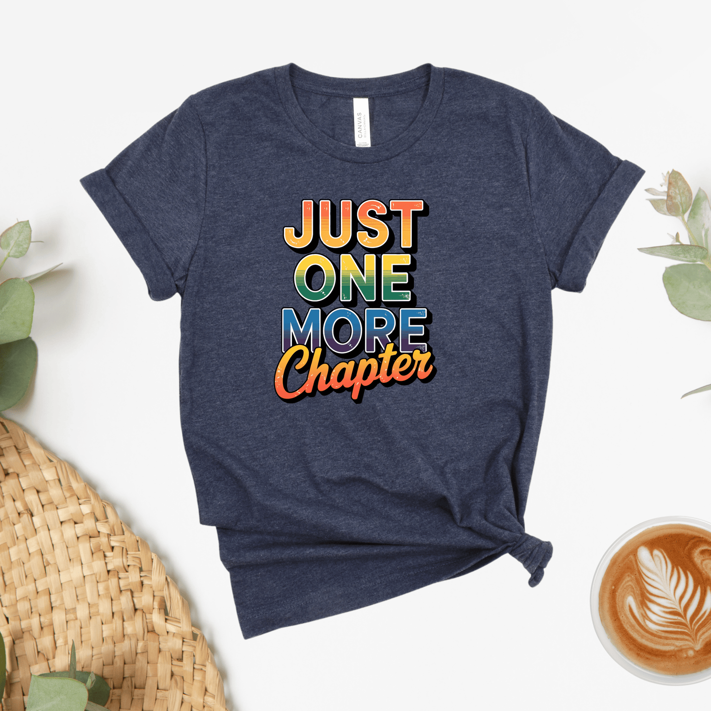 Just One More Chapter Retro Tee